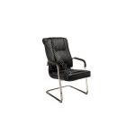 Донателло DB-730LB/хром: конференц кресло